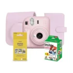 Instax Mini 12 Combo Camara Instantanea Rose