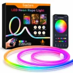 Tira LED Neon Rope Light RGB 5 Metros IP68 con Control Remoto y App