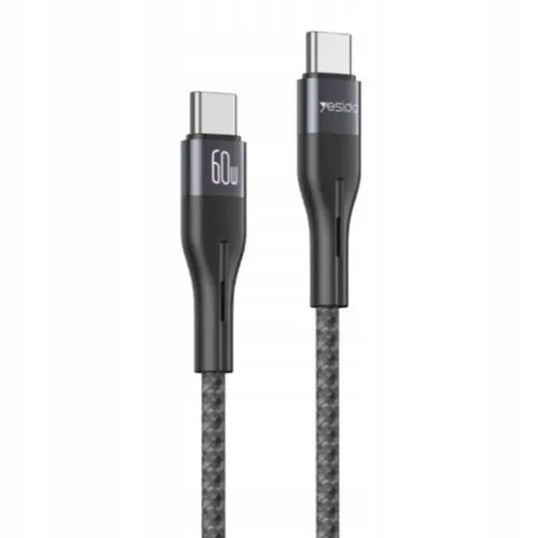 Yesido Cable 60W Dual Type-C to Type-C 1M CA156 - Imagen 1
