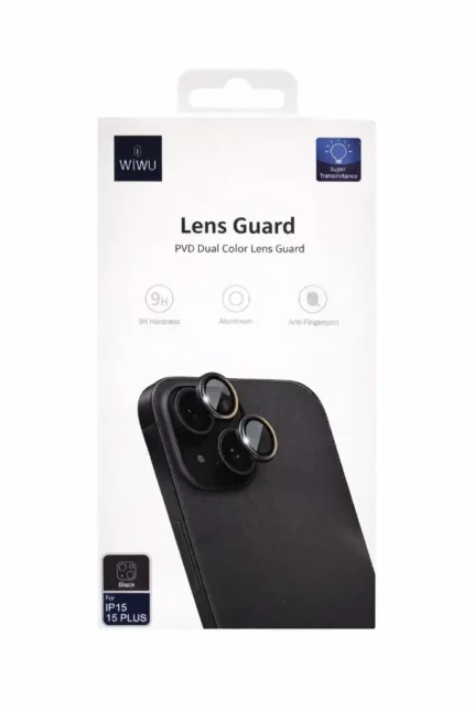 Wiwu Lens Guard Two Color iP15-15Plus Black LG-004