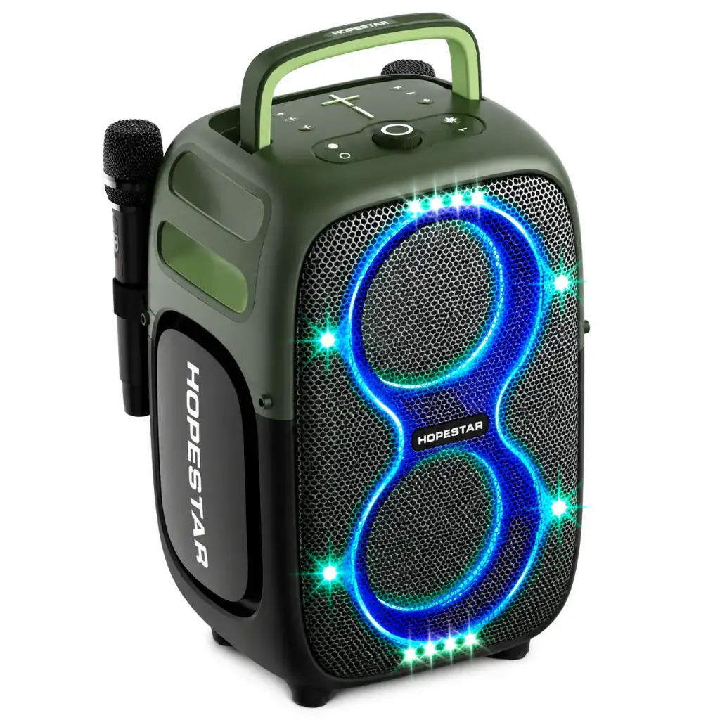 HopeStar PartyOne Club 650W – Bocina Bluetooth Portátil de Alta Potencia con Luces LED - Imagen 1