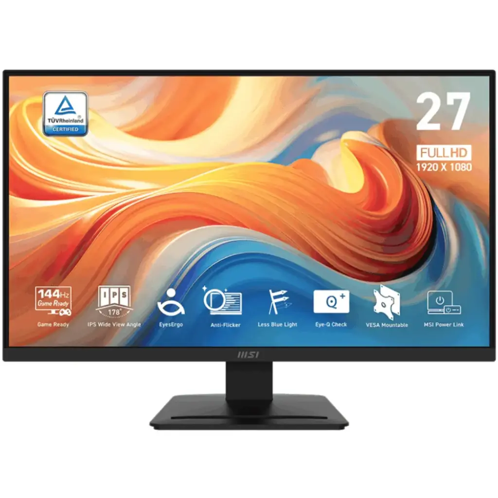 Monitor MSI PRO MP273L E14 27″ Full HD IPS 144Hz 1ms Adaptive-Sync Negro - Imagen 1