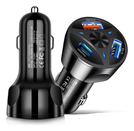 Adaptador Auto OC-19 3Puertos PD 55W