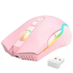 Onikuma Gaming Wireless E-Sports Gaming Mouse RGB CW905 Pink
