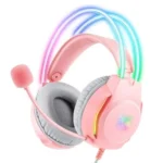 Onikuma X26 Pink Headset Gamer – Audífonos con Micrófono para PC y Consolas