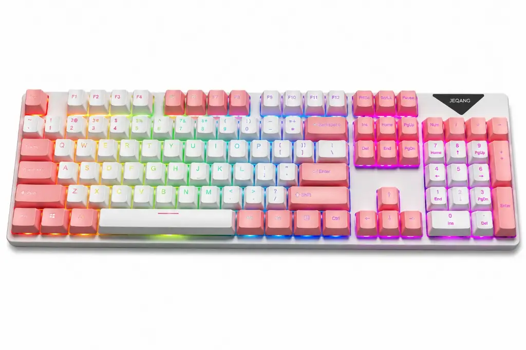 Teclado Mecánico Gamer JEQANG JK-919 RGB LED 104 Teclas - Imagen 1
