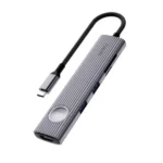 WiWU Traveling 8 en 1 USB-C Hub WI-HB001 – Adaptador Multipuerto con HDMI 4K