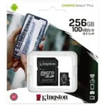 Kingston Canvas Select Plus MicroSDXC 256GB Clase 10 UHS-I A1 con Adaptador SD
