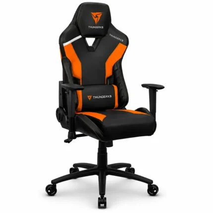 Silla Gaming ThunderX3 TC3 Max Tiger Orange - Diseño robusto con soporte Lumbar TEGC-2045101.E1