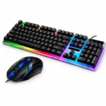 Kit Teclado y Mouse Gamer RGB JEQANG JK-1980 USB con Cable