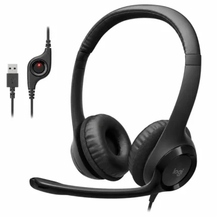 Logitech H390 Auriculares USB-A Compatible con PC, Laptop y Chromebook