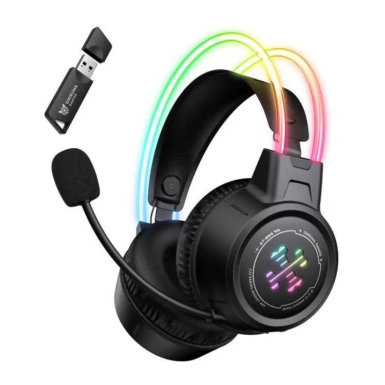 fa573ed7c844977705d31f336a2aa542_ONIKUMA_GT889_Gaming_Headset_2.4G_Wireless_Bluetooth_2392 ONIKUMA GT889 Gaming Headset 2.4G Wireless Bluetooth - Imagen 1