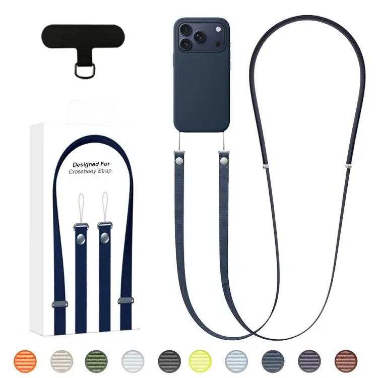 Correa magnética ajustable de Nailon para Teléfono, Antirrobo (Azul) - Imagen 1