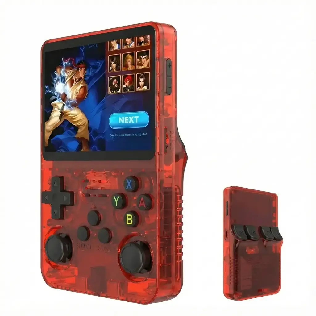 Consola de Video Juegos Retro Portátil R36s Roja (128Gb) - Imagen 1