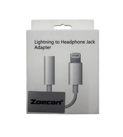 Adaptador Lightning a Jack 3.5 mm para Audífonos – Compatible con iPhone