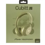 Cubitt Power Headphones ANC Verde CT-PWANC3 – Audífonos Inalámbricos con Cancelación de Ruido