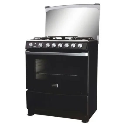 FRIGIDAIRE ESTUFA A GAS 30” (FKGH30J3MQB) 6 QUEMADORES Y PARRILLA DE HIERRO FUNDIDO