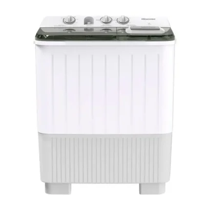 Lavadora Semi-Automática Doble Tina | Hisense TTA1107N | 10kg | Sin Bomba | Blanco/Gris