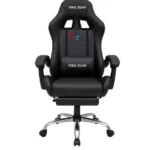 Silla Gamer Ergonomica Negra con Posapies Reclinable *SuperCool*