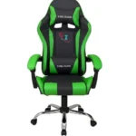 Silla Gamer Ergonomica Verde con Posapie Reclinable SuperCool
