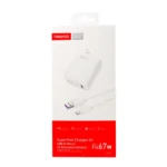 Tranyoo Cargador Carga Rapida 67W US2-C