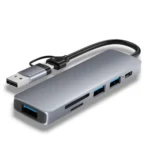 Zoecan Docking Station 5 en 1 USB-C ZO-HC-13FL – Hub Multipuerto con HDMI